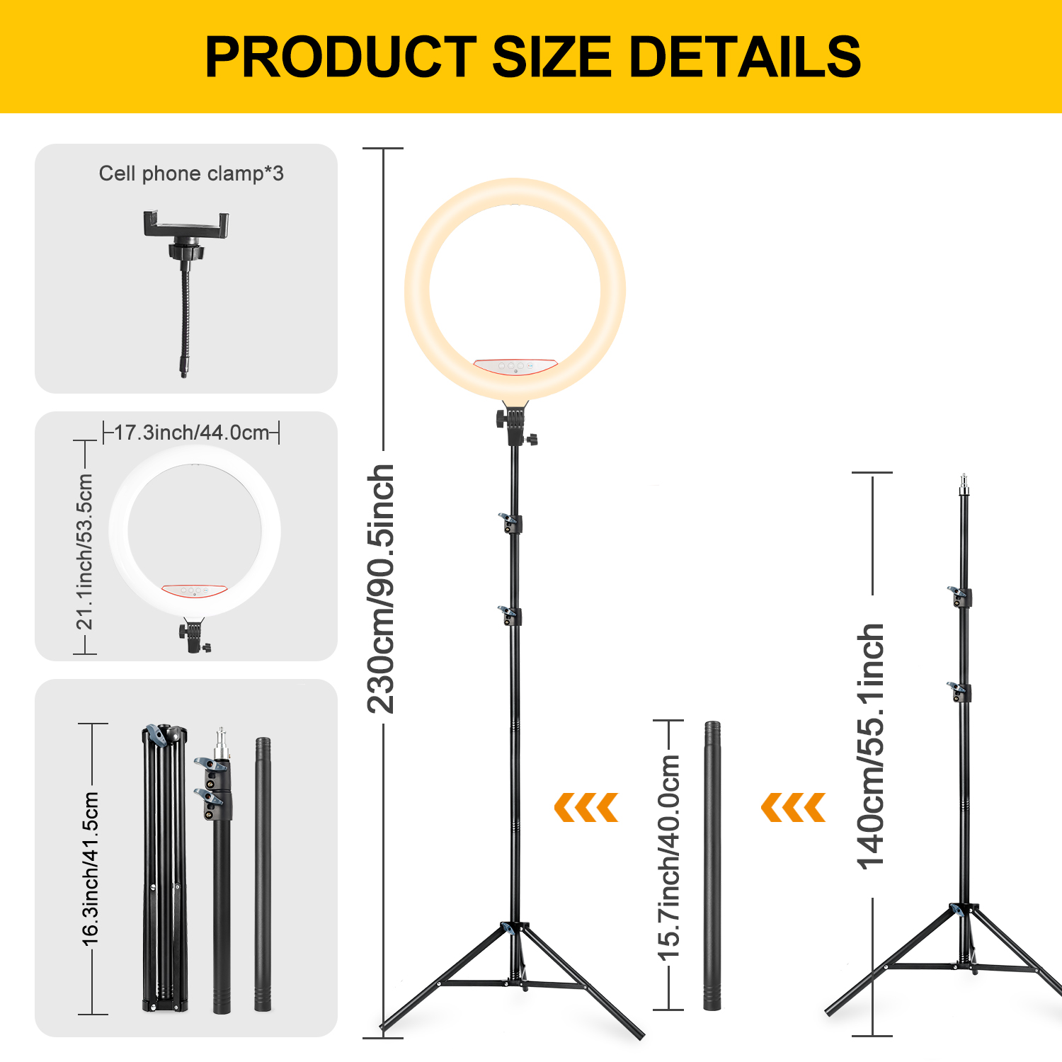 Professional 18 Inch Ring Ligh - Photography Lighting Online ulasan dan harga