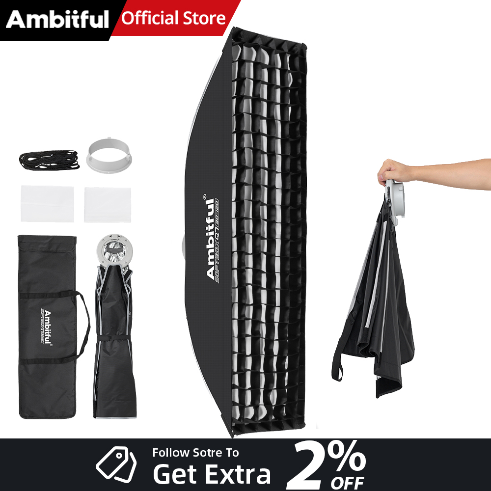 AMBITFUL Q7-II 30*120cm Bowens - Photography Lighting Product ulasan dan harga