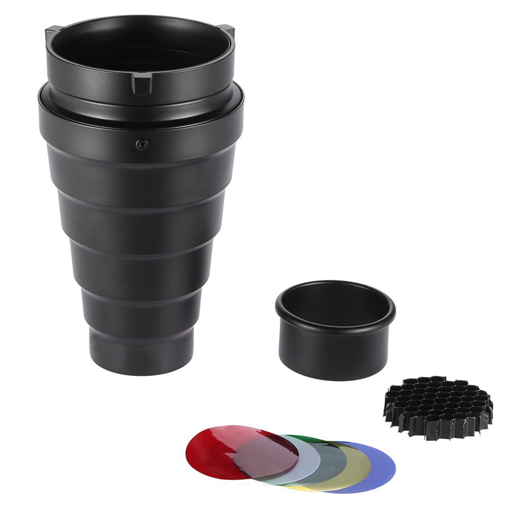 Conical Snoot With Honeycomb G - Honeycomb Grid Filter ulasan dan harga