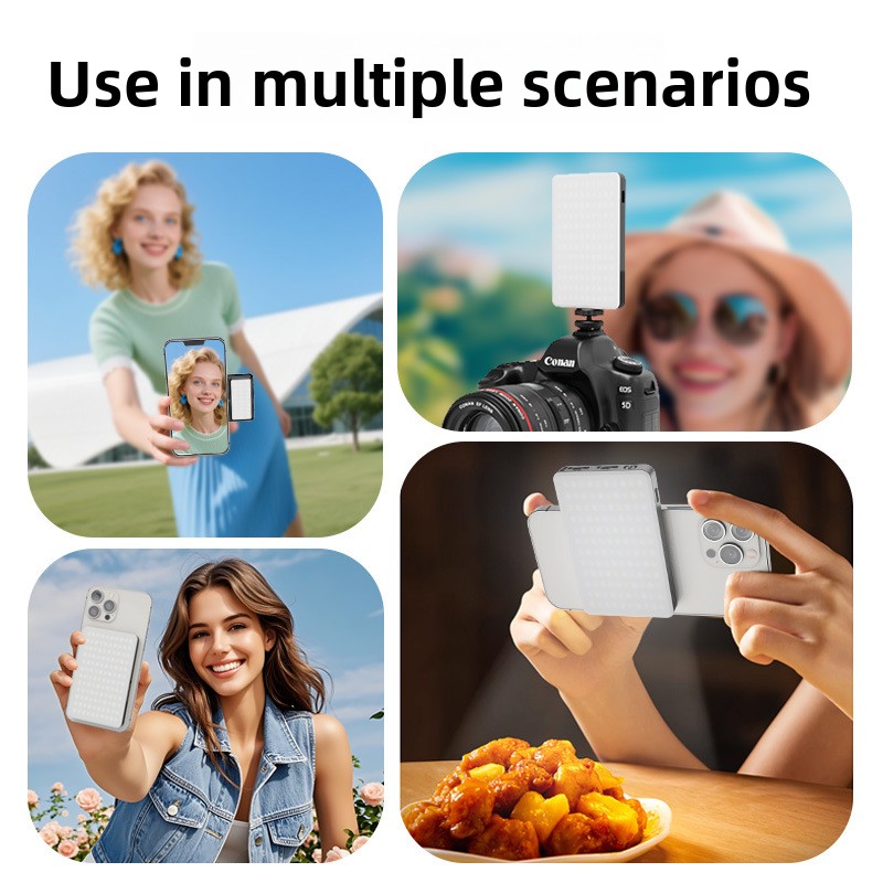 Double-sided Magnetic Filling  - Photography Mobile Lighting ulasan dan harga