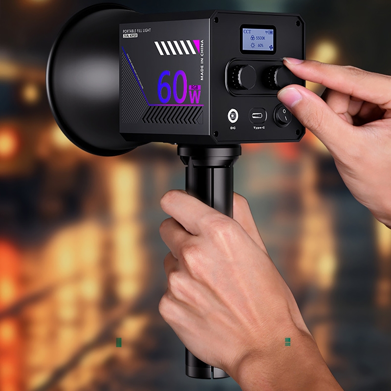 60W RGB Video Light Portable L - Photography Lighting Product ulasan dan harga