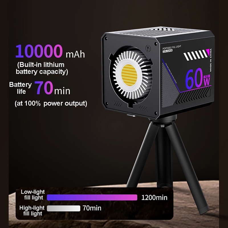 60W RGB Video Light Portable L - Photography Lighting Product ulasan dan harga