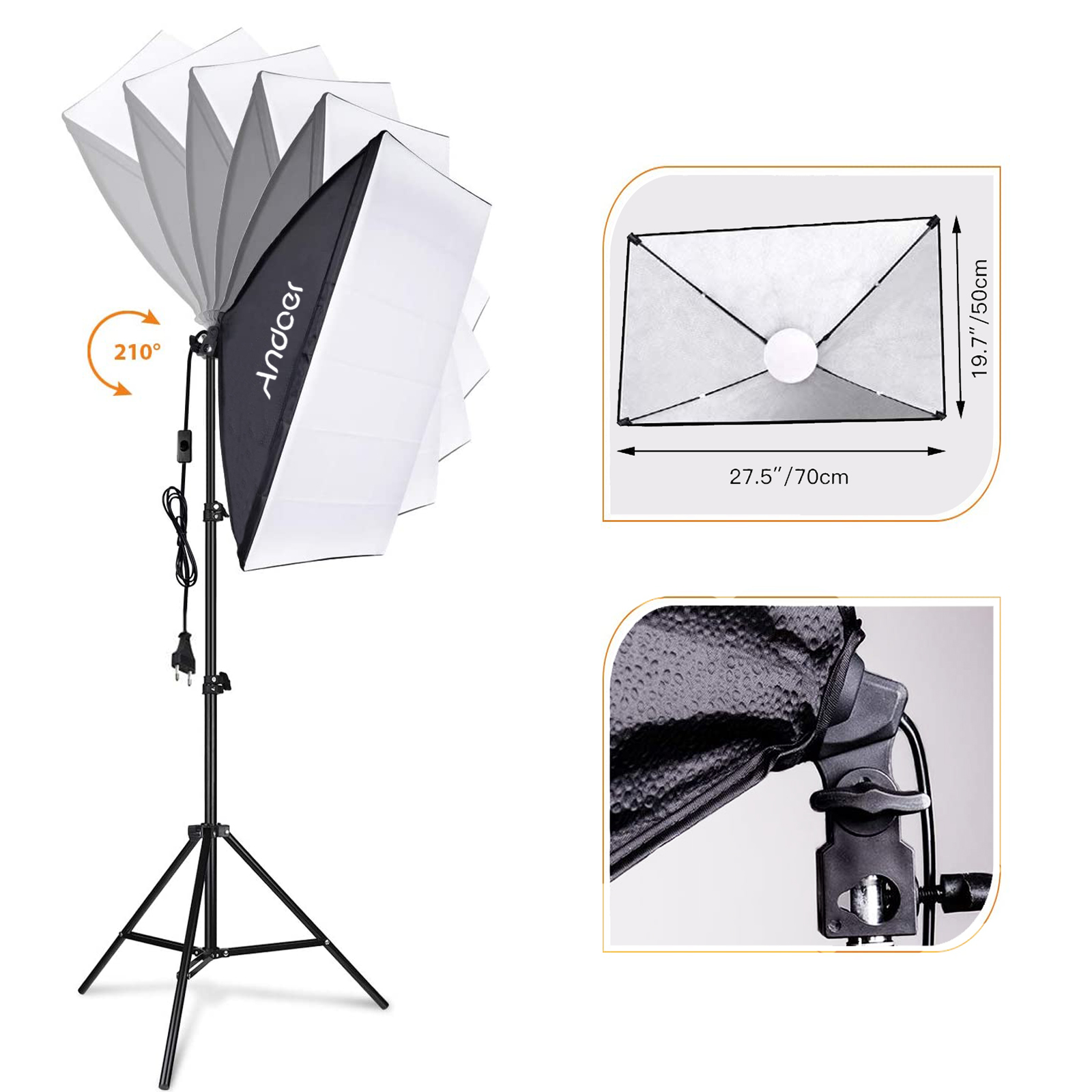 Andoer Studio Photography Ligh - Photography Lighting Kits ulasan dan harga