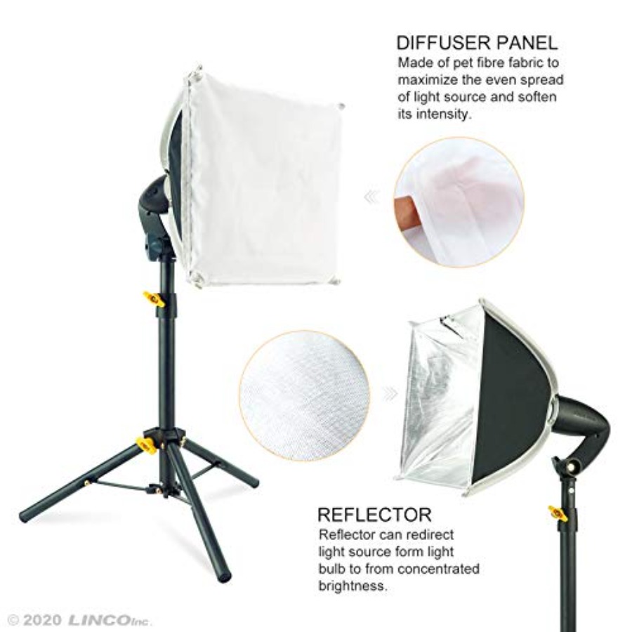 store Mini Softbox Lighting Ki - Photography Lighting Kit In Store ulasan dan harga