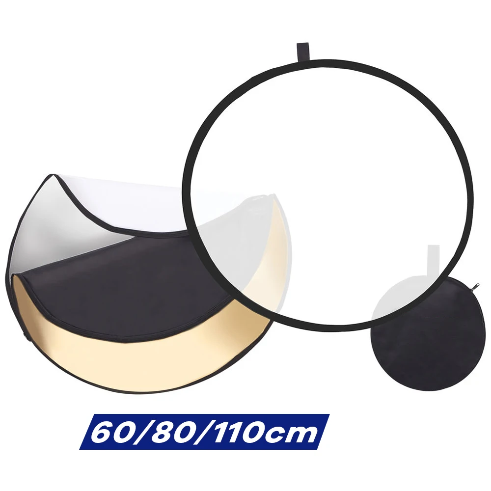 60/80/110cm 5-in-1 Collapsible - Photography Lighting Reflector ulasan dan harga