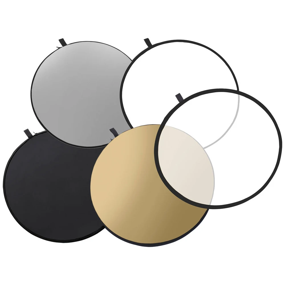 60/80/110cm 5-in-1 Collapsible - Photography Lighting Reflector ulasan dan harga